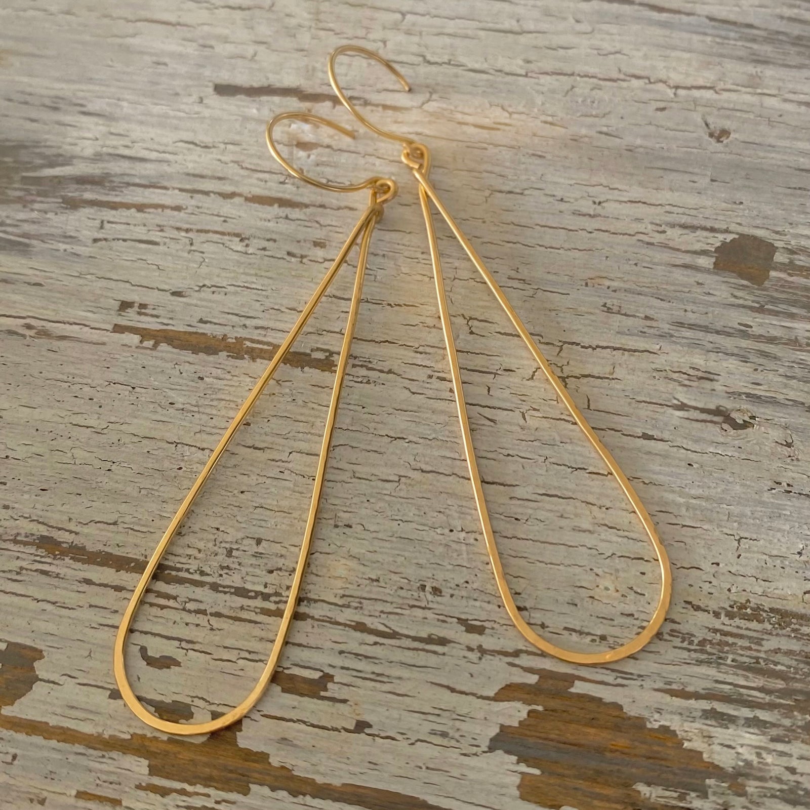 Elongated Drop Earrings